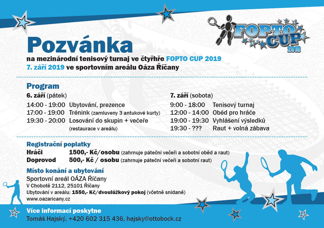 Pozvánka na FOPTO Cup 2019