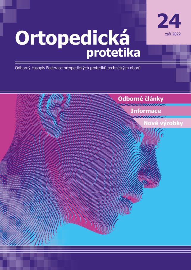 Časopis Ortopedická protetika č.24, rok 2022