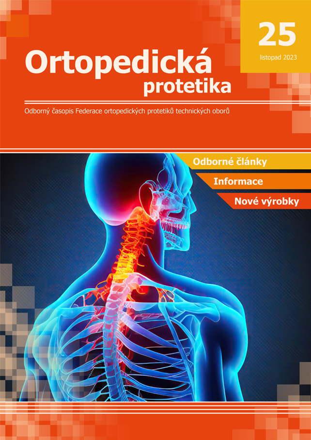 Časopis Ortopedická protetika č.25, rok 2023