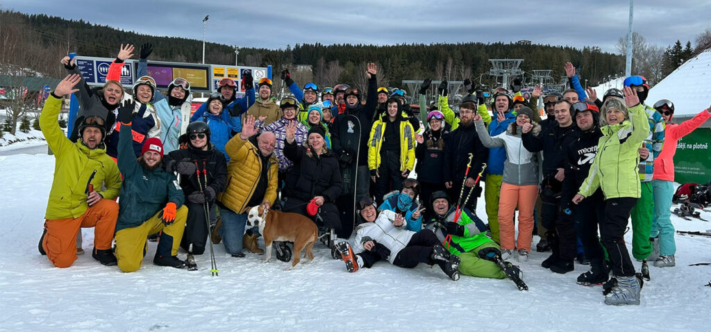 Společná fotka Skiing Days 2024