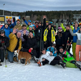 Společná fotka Skiing Days 2024